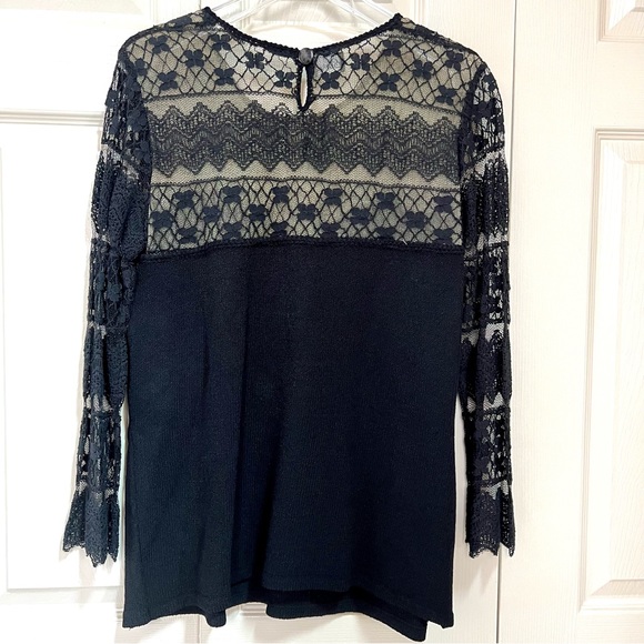 Elaris Handloomed Lace Sweater - Picture 5 of 14